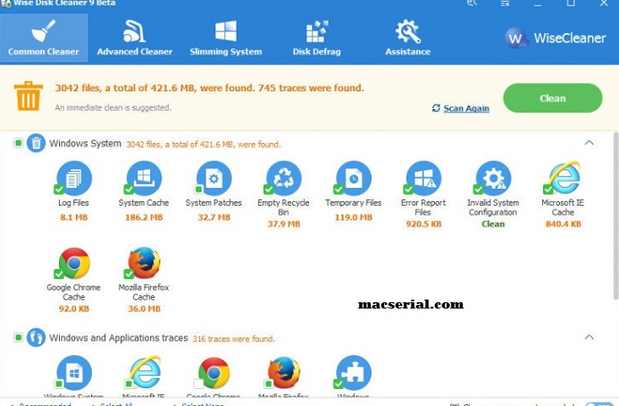 Wise Disk Cleaner 10.8.2 Crack With Portable 2022 Free Download